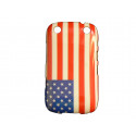 Coque pour Blackberry Curve 9320 drapeau USA/Etats-Unis + film protection écran offert