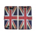 Pochette pour Samsung Galaxy Note 2 / N7100 simili-cuir drapeau Angleterre / UK + film protectin écran