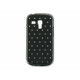 Coque pour Samsung Galaxy S3 Mini/ I8190 noire strass + film protection écran offert