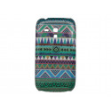 Coque pour Samsung Galaxy S3 Mini/ I8190 "Maya" vert + film protection écran offert