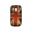 Coque pour Samsung Galaxy S3 Mini/ I8190 silicone UK/Angleterre vintage + film protection écran offert