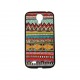 Coque pour Samsung Galaxy S4 / I9500 "Maya" pourtour noir version 1 + film protection écran offert