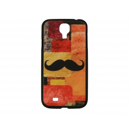 Coque pour Samsung Galaxy S4 / I9500 moustache noire + film protection écran offert