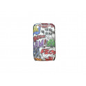 Coque pour Blackberry 8520 Curve bande dessinée + film protection écran offert