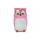 Coque pour Iphone 5 silicone hibou rose + film protection écran offert