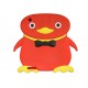 Coque silicone Ipad 2/3 nouvel Ipad pingouin rouge + film protection écran offert
