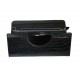 Pochette Ipad 2/3 nouvel Ipad simili-cuir noir crocodile + film protection écran
