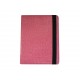 Pochette Ipad 2/3 nouvel Ipad simili-cuir rose crocodile + film protection écran