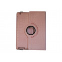 Pochette Ipad 2/3 nouvel Ipad simili-cuir rose clair crocodile + film protection écran