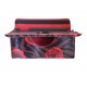 Pochette Ipad 2/3 nouvel Ipad simili-cuir fleurs rouges + film protection écran