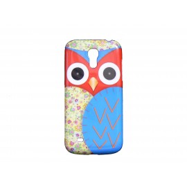 Coque pour Samsung Galaxy S4 Mini / I9190 hibou rouge + film protection écran offert