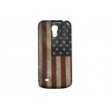 Coque pour Samsung Galaxy S4 Mini / I9190 drapeau USA vintage + film protection écran offert