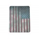 Pochette Ipad 2/3 nouvel Ipad drapeau USA/Etats-Unis vintage version 6 + film protection écran