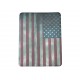 Pochette Ipad 2/3 nouvel Ipad drapeau USA/Etats-Unis vintage version 6 + film protection écran