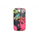 Coque pour Samsung Galaxy S3 / I9300 visage dame rose + film protection écran offert