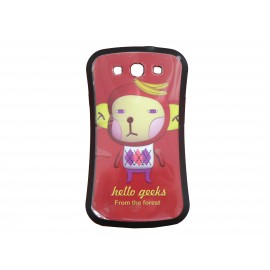Coque silicone pour Samsung Galaxy S3 / I9300 singe + film protection écran offert