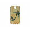 Coque pour Samsung Galaxy S4 / I9500 chaussure verte strass + film protection écran offert