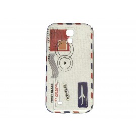 Coque pour Samsung Galaxy S4 / I9500 enveloppe blanche+ film protection écran offert