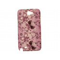 Coque rose pour Samsung Galaxy Note 2/N7100 papillons roses + film protection écran offert