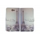 Pochette pour Samsung Galaxy Note 2 / N7100 simili-cuir tour Eiffel Paris+ film protectin écran