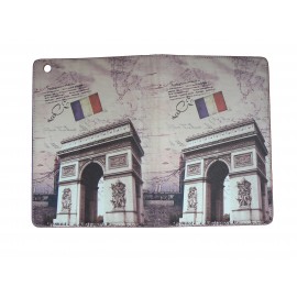 Pochette Ipad mini drapeau France Arc deTriumph+ film protection écran