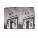 Pochette Ipad mini drapeau France Arc deTriumph+ film protection écran