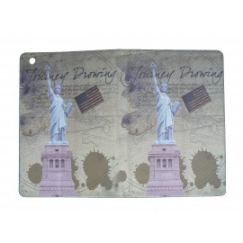 Pochette Ipad mini drapeau Etats-Unis/USA Statue de la Liberté+ film protection écran