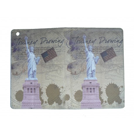 Pochette Ipad mini drapeau Etats-Unis/USA Statue de la Liberté+ film protection écran