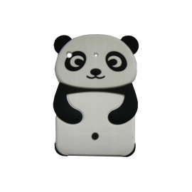 Coque silicone pour Ipad Mini panda oreilles noires + film protection écran offert