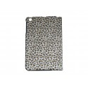 Pochette Ipad mini rose léopard beige + film protection écran