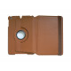 Pochette Ipad Mini simili-cuir marron + film protection écran offert