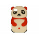 Coque silicone pour Ipod Touch 4 panda rouge+ film protection écran