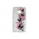Coque silicone pour HTC One papillons roses et noirs + film protection écran