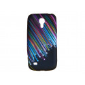 Coque silicone pour Samsung Galaxy S4 Mini / I9190 étoiles filantes  + film protection écran offert