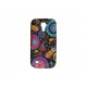 Coque silicone pour Samsung Galaxy S4 Mini / I9190 cachemire multicolore  + film protection écran offert