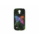 Coque silicone pour Samsung Galaxy S4 Mini / I9190 papillon multicolore  + film protection écran offert