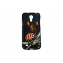 Coque TPU pour Samsung Galaxy S4 Mini / I9190 tête de mort pirate + film protection écran offert