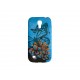 Coque silicone pour Samsung Galaxy S4 Mini / I9190 papillons et fleurs multicolores  + film protection écran offert