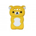 Coque silicone pour Samsung Galaxy S3 / I9300 ourson jaune + film protection écran offert