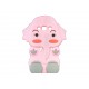 Coque silicone pour Samsung Galaxy S3 / I9300 éléphant rose clair + film protection écran offert