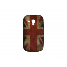 Coque silicone pour Samsung Galaxy Trend/S7560 UK/Angleterre vintage + film protection écran offert