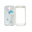 Coque semi-intégrale pour Samsung Galaxy S4/I9500 nud bleu+ film protection écran offert