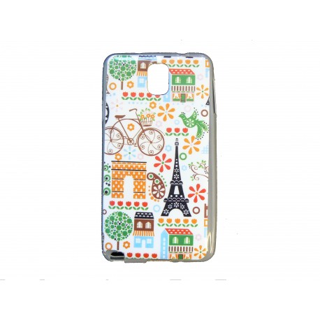 Coque pour Samsung Galaxy Note 3/N9000 Paris Vélo + film protection écran offert