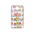 Coque pour Samsung Galaxy Note 3/N9000 chouettes multicolores version 2 + film protection écran offert