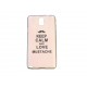 Coque pour Samsung Galaxy Note 3/N9000 moustache keep calm+ film protection écran offert