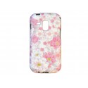 Coque TPU pour Samsung Galaxy Trend/S7560 petites fleurs roses + film protection écran offert