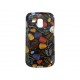 Coque TPU noire pour Samsung Galaxy Trend/S7560 feuilles marrons + film protection écran offert