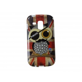 Coque TPU pour Samsung Galaxy Trend/S7560 UK/Angleterre hibou + film protection écran offert