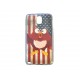 Coque TPU pour Samsung Galaxy Note 3/N9000 USA/Etats-Unis coq  + film protection écran offert