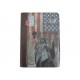 Pochette Ipad Air drapeau USA/Etats-Unis statue liberté + film protection écran